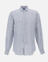 Camicia  in  lino LFU02P0147066U 0004 BARBA 