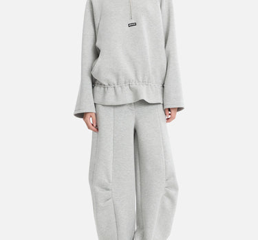 Felpa con mezza zip in scuba 116241 1472 ROTATE BIRGER CHRISTENSEN 