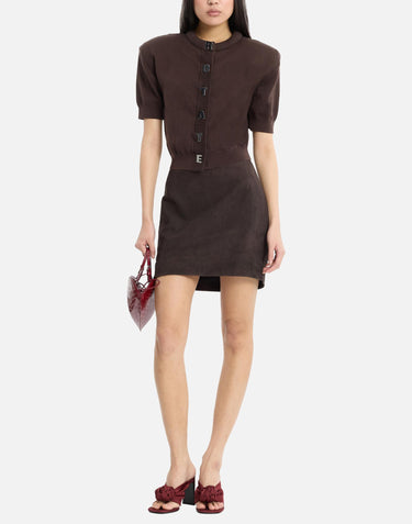 Cardigan in maglia a maniche corte 116186 1667 ROTATE BIRGER CHRISTENSEN 