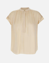 Blusa in seta con arricciature V181713198 154CRM VINCE. 
