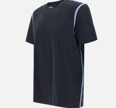 T-shirt  "Tee tape" in cotone stretch 50531230 402 BOSS 