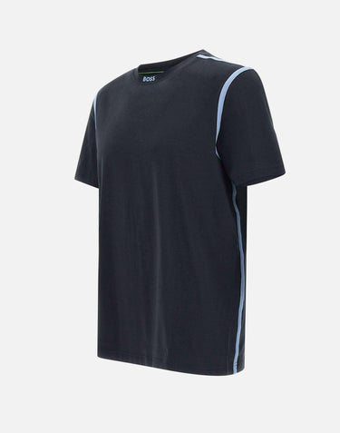 T-shirt  "Tee tape" in cotone stretch 50531230 402 BOSS 