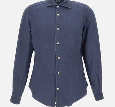 Camicia in lino M75CAMJ12 TET0I02619 ELEVENTY 