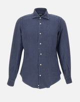 Camicia in lino M75CAMJ12 TET0I02619 ELEVENTY 
