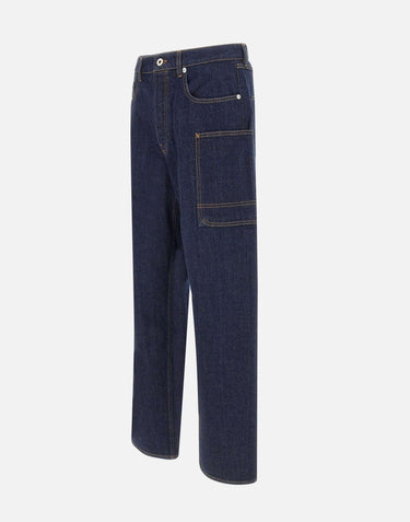 "Cargo monkey fit jeans" FF65DP4086I1 DM KENZO PARIS 