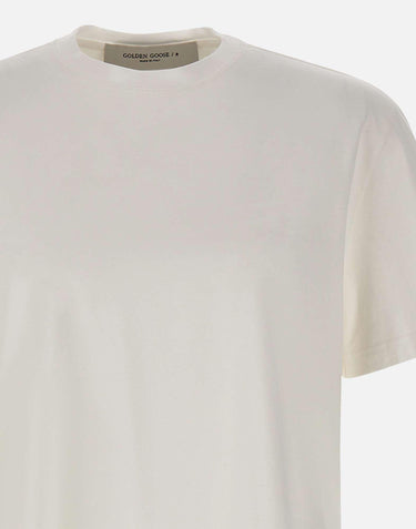 T-shirt "Regular" in cotone GMP01220 P00063810363 GOLDEN GOOSE 