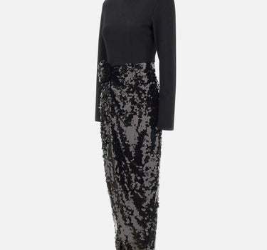 Abito midi annodato pailettes 115254 100 ROTATE BIRGER CHRISTENSEN 