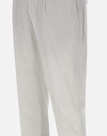 Pantaloni "DVR33" in cotone e seta DVR33R022 TC100 DEVORE 