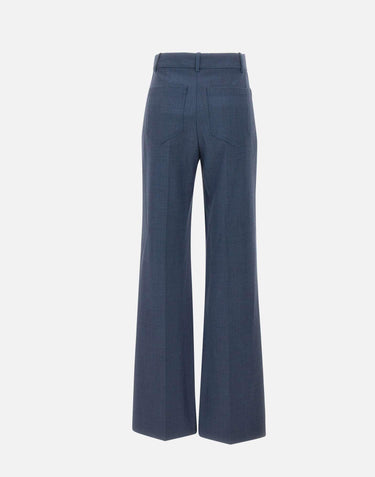 Pantalone "Alina" 1226WTR005115D BLUE VICTORIA BECKHAM 