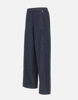 Pantaloni palazzo effetto denim P538P000426N 034 ELENA MIRO'