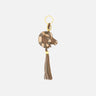 Portachiavi con Ariete e nappa PCARIETE06 BRONZELIGHTGOLD GIANNI CHIARINI 