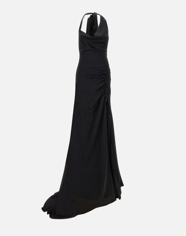 Abito "Etoile" in crepe di viscosa 6003 NERO LES FILLES D'EVA 