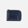 Portacarte in pelle PP4822B2R BLU2 PIQUADRO 