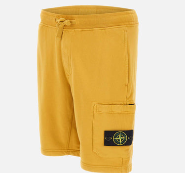 Bermuda in felpa di cotone biologico 6200011S0051 V0034 STONE ISLAND 