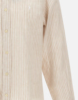 Camicia in lino a righe 710B15594 006 POLO RALPH LAUREN 