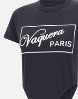 Body in cotone VAQ10U003 BLACK VAQUERA 