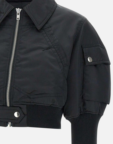 Giubbino in nylon lucido VAQ09J008 BLACK1 VAQUERA 