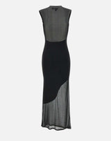 "Sheer knit maxi dress" 113706 100 ROTATE BIRGER CHRISTENSEN 