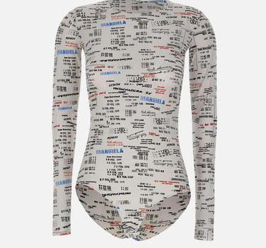 Body con stampa logo S52NA0078 M20183001S MM6 MAISON MARGIELA 