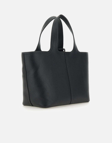 Tote media in materiale sintetico con charms logo BS96A52E2 110 ELISABETTA FRANCHI 