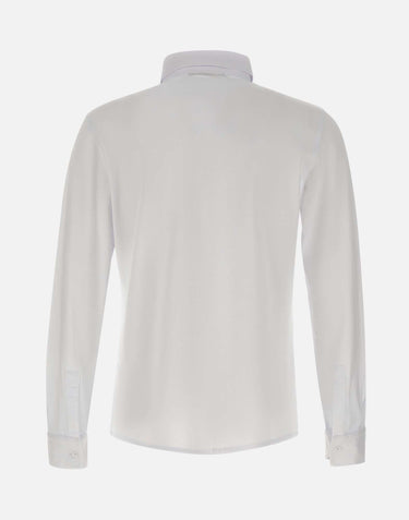 Camicia in jersey piquet 340035 001 KANGRA 