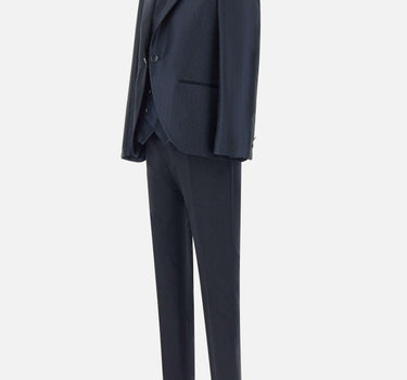 Completo cerimonia "10G112C4B"  tre pezzi più accessorio 10G112C4B 1012800BLU PISCONTI 