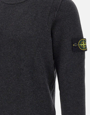 Maglione in lana rasata 5100072S00A3 V0M65 STONE ISLAND 