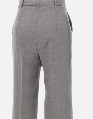 Pantaloni "Soraga" in twill  di lana 2426136082600 007 MAX MARA STUDIO 