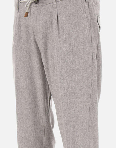 Pantaloni in lana X75PANB21 TES0H02713 ELEVENTY 