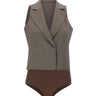 Gilet body in tessuto mélange CA6127T577A P9578 LIU-JO 