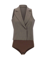 Gilet body in tessuto mélange CA6127T577A P9578 LIU-JO 