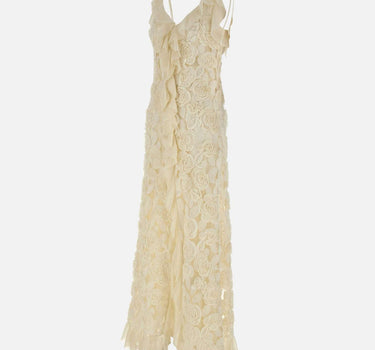 Abito "Floral Embroidery" RRS16667 CREAM NISSA 