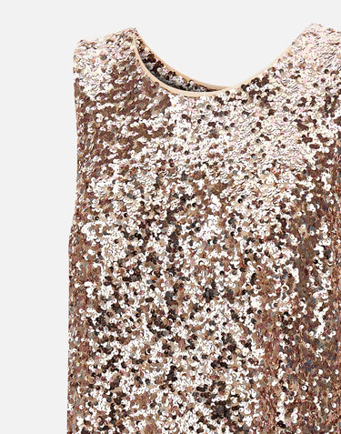 Top con paillettes D110P000029N 006 ELENA MIRO' 