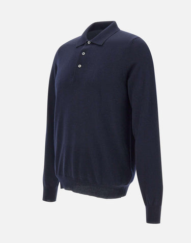 Polo in lana merino 55112 14290598 GRAN SASSO 