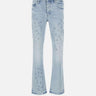 Jeans "Monogram embossed" P004 FOBL425LTINDIGO PURPLE BRAND 