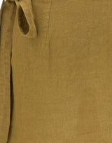 Gonna a portafoglio in lino SPJAR018 1043 KAOS 