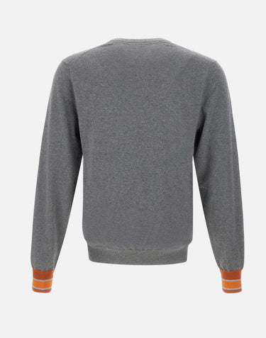 Maglia in cotone e lana K44129 47 SUN68 