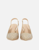 Slingback "EINDHOVEN" SH376 ORO TWENTYFOURHAITCH 