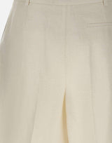Shorts in misto lino con lurex M80BERI05 TES0M06800 ELEVENTY 