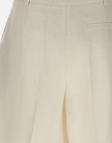 Shorts in misto lino con lurex M80BERI05 TES0M06800 ELEVENTY 