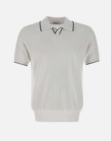 Polo in cotone e viscosa 100023 001 KANGRA 