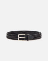 Cintura in pelle 105AP4512AI BLKGREY ATHISON 