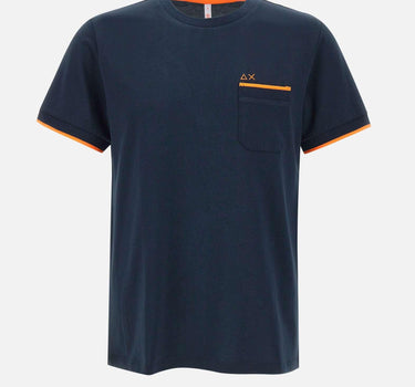 "Small stripes fluo t-shirt" T35124 07 SUN68 