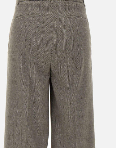 Pantaloni straight con piega CF5372T054A M9770 LIU-JO 