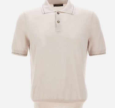 Polo in misto seta 43142 16224101 GRAN SASSO 