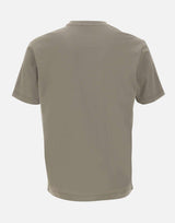 T-shirt in misto cotone e nylon DK17911 TORTORA DIKTAT 