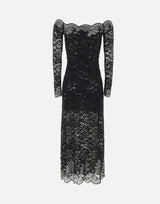 Abito in pizzo con micro borchie 25HJRO209PA0170 P001 RABANNE 