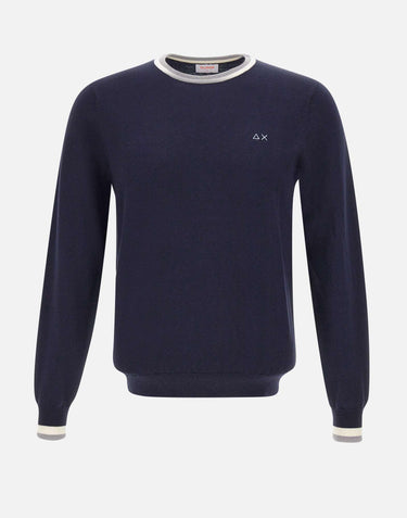 Maglia in lana e cotone K45145 07 SUN68 