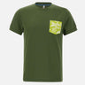 "T-shirt with printed pocket" T35103 37 SUN68 