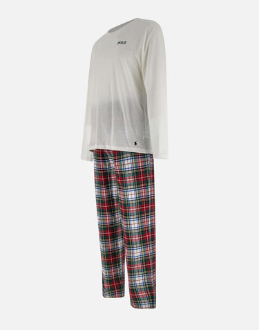 Coordinato pigiama da notte in cotone 714950621 004 POLO RALPH LAUREN 